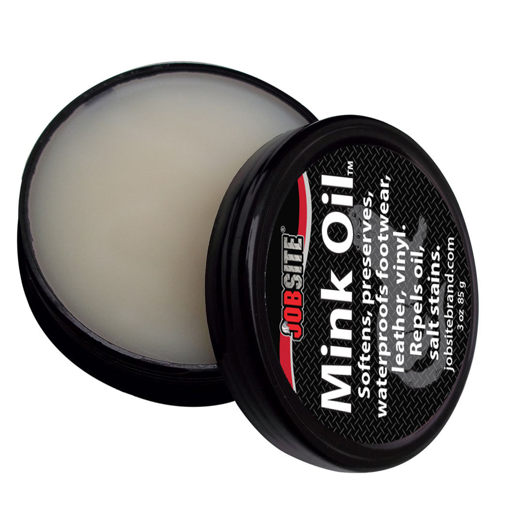 Jobsite 3OZ Mink Oil Leather Waterproof Paste #54032 - Ironworkergear