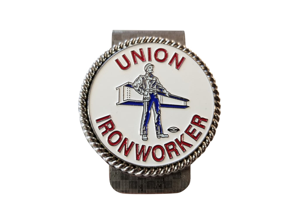 Man & Beam Money Clip #BW-MC-MB - Ironworkergear