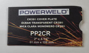 Clear Polycarbonate Cover Lens, 2" x 4-1/4", Pack of 10