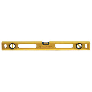 Empire Level Co. Part #330-24      POLYCAST® frame resists breaking under normal use.     POLYCAST® frame is light weight and non-marring.     Durable acrylic vials.     Ergonomic, grip zones enhance comfort and portability.     Hang hole for ease of storage.     Made in USA.     1 year limited warranty.     COLOR MAY VARY BETWEEN YELLOW AND BLUE.