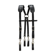 Rudedog USA Leather Work Suspenders  #3018 - Ironworkergear