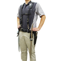 Rudedog USA Leather Work Suspenders  #3018 - Ironworkergear