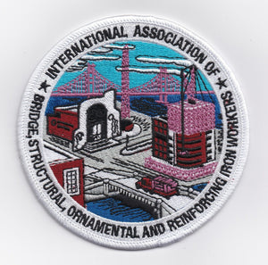 Ironworkers International Logo Emboidered Patch