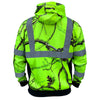 Safety Shirtz SS360° Backwoods Camo Yellow (Safety Green) Class 3 Type-R Reflective Safety Hoodie - Ironworkergear