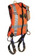 Falltech High-Vis Non-Belted Orange Vest Harness