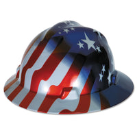 MSA Stars & Stripes V-Gard Hard Hat - Ironworkergear