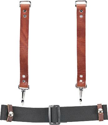 Occidental Part #5045  For the big and tall professional. Straps add 10” to total length of suspenders and backstrap adds up to an extra 6” between bags in back. 