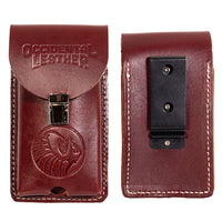 Occidental XL Clip-On Leather Phone Holster