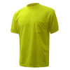 GSS Safety Waffle Knit HI-VIS Pocket T-Shirt - Ironworkergear