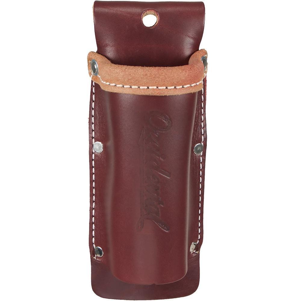 Occidental Leather No Slap Hammer Holder #5518  • All leather hammer/tool holder with a long sleeve design to prevent tools and handles from swinging and "knee-capping". Also accommodates hammer tackers and flat bars up to 1 ?" diameter. • Accepts up to a 3" wide belt • Made in the USA