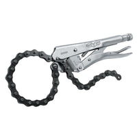 Part #27ZR  Chain holds and locks around any shape or size Ideal for awkward shape pieces Turn screw to adjust pressure and fit work. Stays adjusted for repetitive use Constructed of high-grade heat-treated alloy steel for maximum toughness and durability Classic trigger release designed to provide maximum locking force