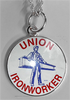 Ironworker Man and Beam Necklace