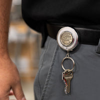 Key-Bak Limited Edition 75th Anniversary Original Retractable Keychain - Ironworkergear