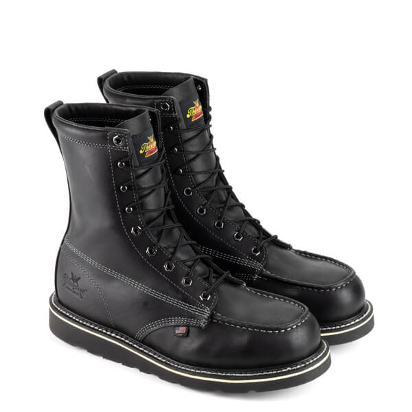 Thorogood Midnight Series 8 Black Moc Safety Toe Boot 804-6208