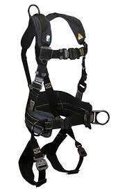 Falltech Arc Flash Nomex® 3D Construction Belted Full Body Harness, Overmolded Quick Connect Adjustments