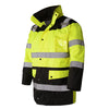 GSS Safety Class 3 Waterproof Fleece-Lined Parka Jacket - Ironworkergear