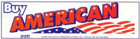 Buy American bumper sticker