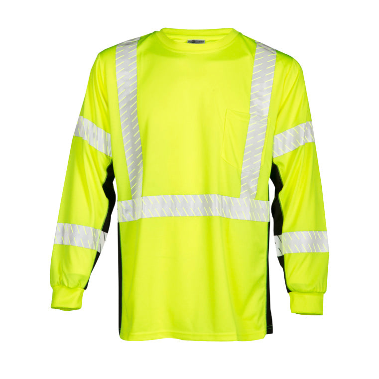 Kishigo Premium Black Series Long Sleeve Class 3 Shirt- Clearance