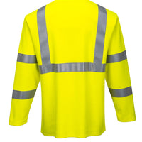 Portwest FR Hi-Vis Long Sleeve T-Shirt FR96 - Ironworkergear