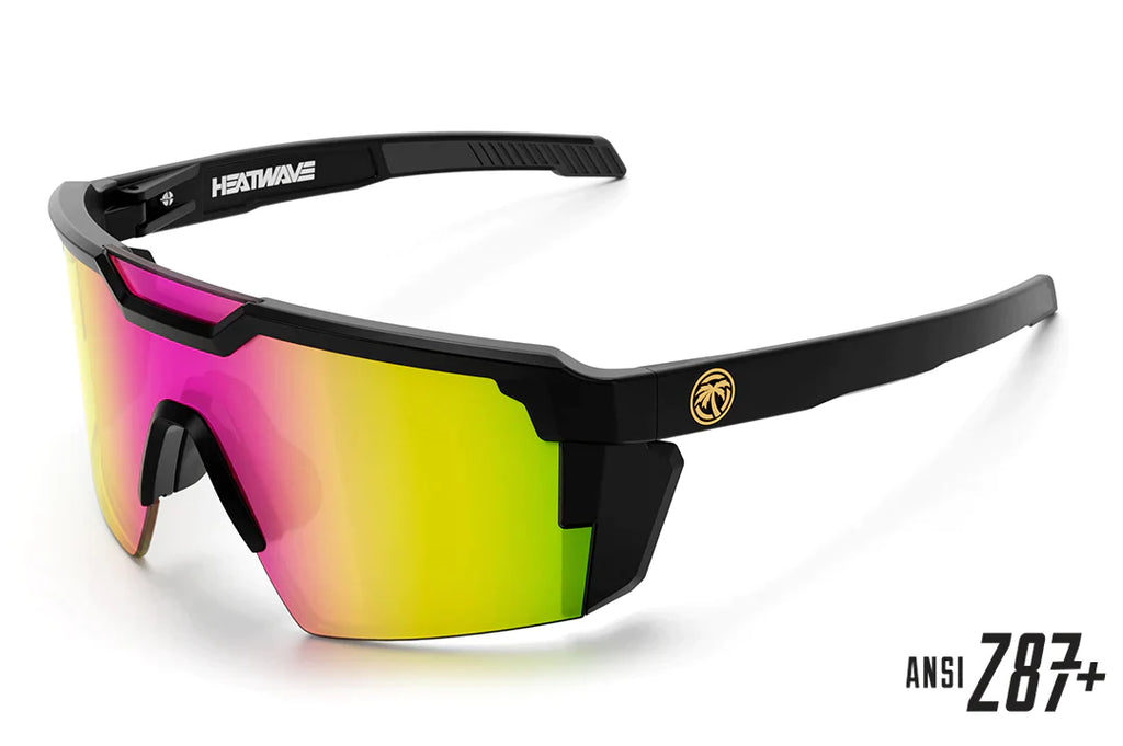 Heat Wave Future Tech Sunglasses: Black Frame Savage Spectrum Z87+