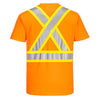 Portwest Hi-Vis X Back Contrast Tape T-Shirt S/S - CA110 - Ironworkergear