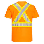 Portwest Hi-Vis X Back Contrast Tape T-Shirt S/S - CA110