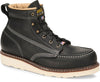Carolina 6" Black Moc Toe Soft Toe Boot #7012- Discontinued