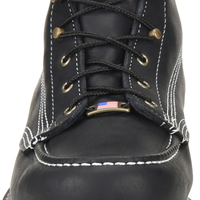 Carolina 6" Black Moc Toe Soft Toe Boot #7012- Discontinued - Ironworkergear