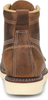 Carolina 6" Domestic Dark Brown Steel Toe Moc Toe Wedge Work Boot #CA7811 - Ironworkergear