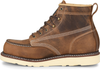 Carolina 6" Domestic Dark Brown Steel Toe Moc Toe Wedge Work Boot #CA7811 - Ironworkergear