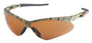 Nemesis Camo Bronze Lens Safety Glasses #19644 - Ironworkergear