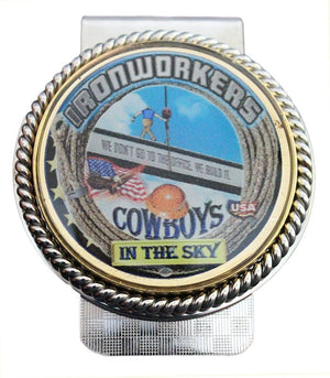 Ironworkers 'Cowboys in the Sky' Money Clip #BW-MC-CS