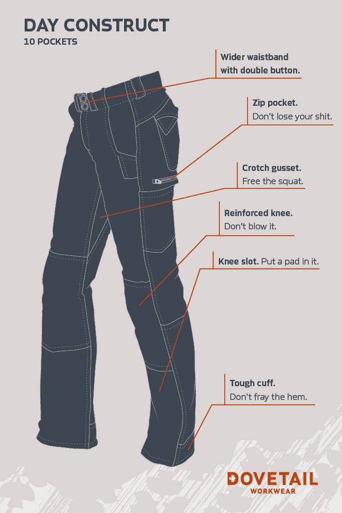Dovetail work pants cheap