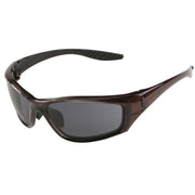 ERB Brown Frame 8200 Polarized Brown Lens Safety Glasses #17913 - Ironworkergear