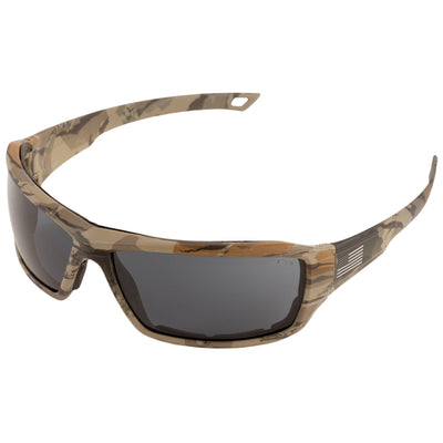 ERB Live Free Camo Smoke Lens Safety Glasses #18042-Discontinued - Ironworkergear