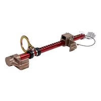 KStrong® Aluminum Sliding Beam Anchor, Adjustable 3.5” – 14” (ANSI) - Ironworkergear