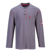 Portwest BizFlame FR 3-Button Crew Neck Henley - Ironworkergear