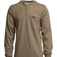 LapCo 7oz FR Henley- Discontinued - Ironworkergear