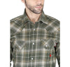 Forge Fr Men's Sage Green Plaid Long Sleeve Shirt - MFRPLDS231 - Ironworkergear