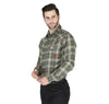 Forge Fr Men's Sage Green Plaid Long Sleeve Shirt - MFRPLDS231