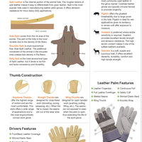 Cordova Safety Driver, Cowhide, Premium, Grain, Thinsulate Winter Gloves #8255 - Ironworkergear