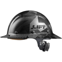 Lift DAX Carbon Fiber Camo Full Brim Hardhat - Ironworkergear