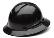 Pyramex Glossy Graphite Full Brim Hard Hat - Ironworkergear