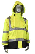 Radians RW32-3Z1Y Heavy Duty Rip Stop Waterproof Rain Jacket - Ironworkergear