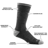 Darn Tough Men's John Henry Boot Midweight Work Sock #2001 - Ironworkergear