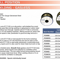 Powerweld® Flux Cored Welding Wire E71T-GS .035" X 10Lb Spool - Ironworkergear