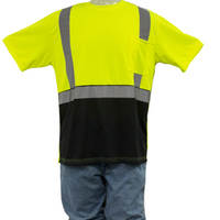 OZMO Hi-Vis Class 2 Short Sleeve Safety Shirt - Ironworkergear