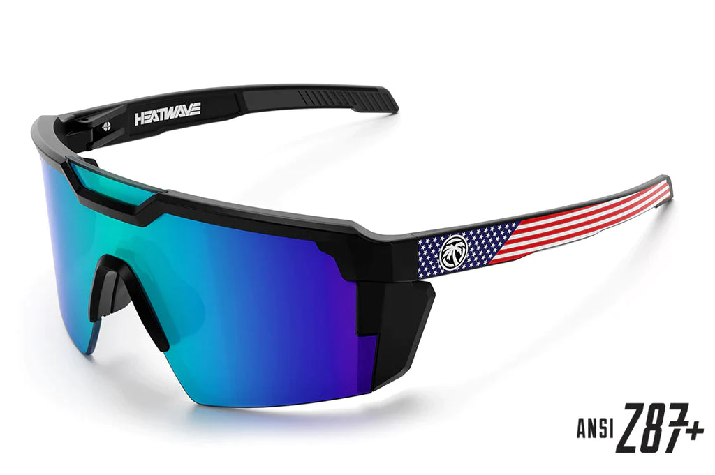 Heat Wave Future Tech Sunglasses: Stars & Stripes USA  Z87+
