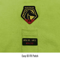 Black Stallion FR Cotton Knit Long-Sleeve T-Shirt - Ironworkergear