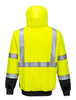 Portwest Hi-Vis Two-Tone Zippered Hoodie UB315